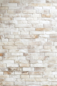 Fototapeta cream and white brick wall background texture. High quality photo