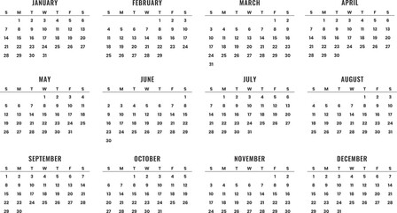 calendar for 2024 png