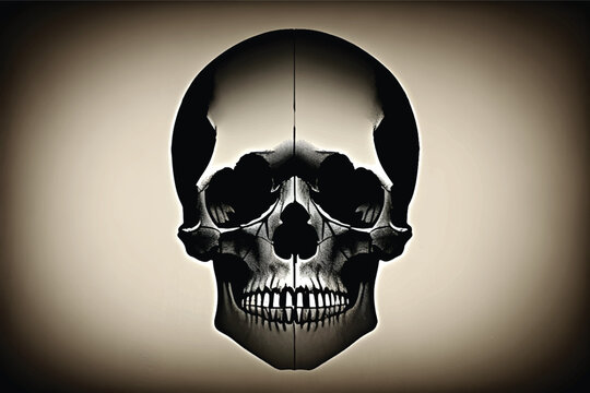 skull and crossbones. Skull background.