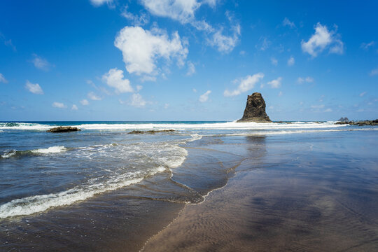 Playa de Benijo (Benijo beach), Atlantic Ocean. North Tenerife. Canary Islands. Spain.