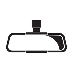 car rearview mirror icon logo vector design template