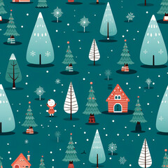 christmas seamless pattern