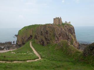 Castillo de Dunnotar, en Stonehaven, Escocia, Reino Unido, Europa