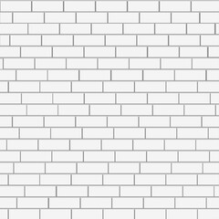 White Brick Wall Texture Background, Brick Wall, Brick Wall With Shadow