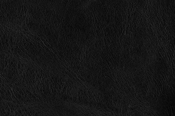 Deurstickers Black calf leather texture. The skin is bovine. Relief skin texture © Andrii