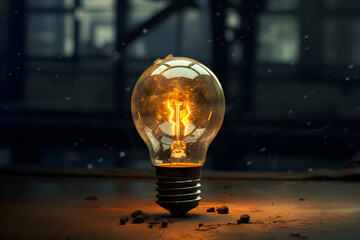 glowing lightbulb, light, energy, lightbulb, glowing bulb, light source