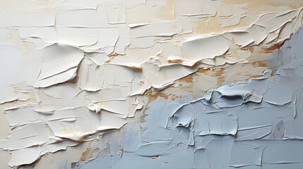 Paint strokes on a wall as an abstract background.