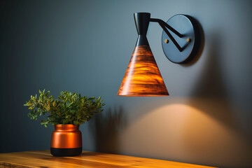 Wall lamp in a vintage design 