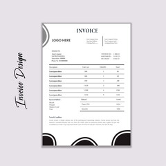 Simple Invoice Design Template 