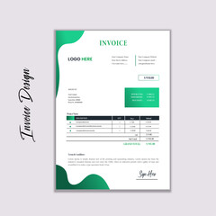 Simple Invoice Design Template 