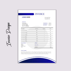 Modern & Creative Invoice Design Template Layout