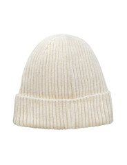 winter white knit hat PNG transparent