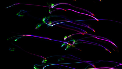 space licht malen lila rauch linien striche leuchten dunkel hintergrund videoeffekt ki superkraft...