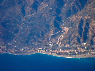 Vista aerea della costa ionica siciliana 1247