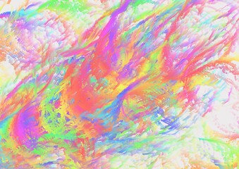 カラフルな水彩テクスチャのグランジ背景
