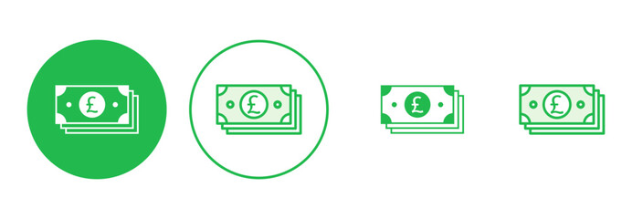 Money icon set. Money vector icon.