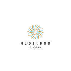 Season celebration sun ways Professional logo design business solution Abstract vector brand flat Icon design vector modern minimal style illustration emblem sign symbol logotype typography