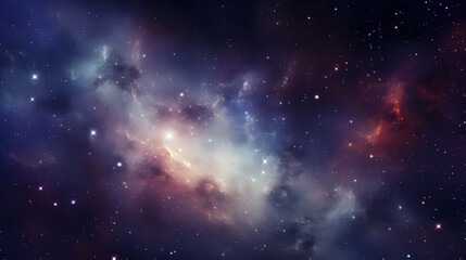 A galaxy background filled with stars nebulae and cosmic dust inspiring awe and the infinite.