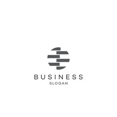 World earth land round circle lines logo design business solution Abstract vector brand flat Icon design vector modern minimal style illustration emblem sign symbol logotype typography