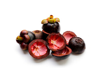 Fresh mangosteen peel. Mangosteen peel as a good cure for upset stomachs, inflammation on the skin,...