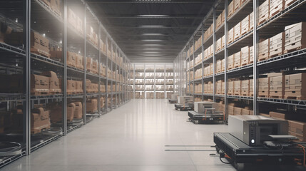 AI-Enhanced Warehouse Logistics: Robotics Revolutionizing Storage with Connected Forklifts and Devices