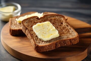 Fototapeta na wymiar slice of bread with butter