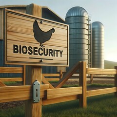 Fortifying Flocks The Critical Role of Biosecurity in Poultry Farming - obrazy, fototapety, plakaty