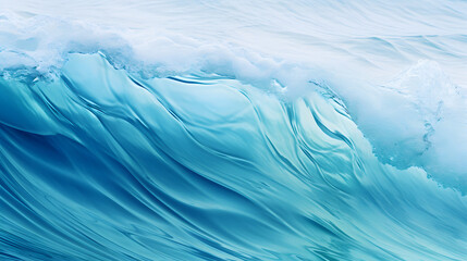 Abstract water ocean wave, blue, aqua, teal texture. Blue and white water wave web banner Graphic Resource as background for ocean wave abstract_Generative AI