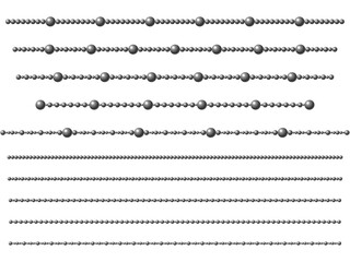 Obraz premium 金属ライン、銀1