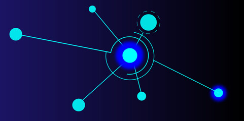 Abstract communication and Information. Digital network distribution concept background.