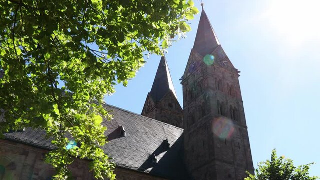 the historic dom church of fritzlar germany video