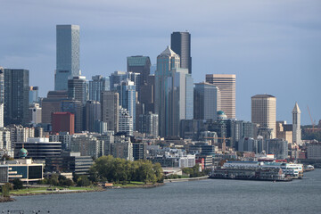 Fototapeta na wymiar Downtown Seattle in the Fall - Seattle, Washington, USA