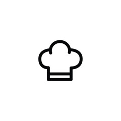 Chef hat icon vector. outline icon For Web and mobile apps