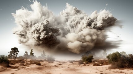 Dust Cloud With Soil Particles Realistic, Abstract Background, Effect Background HD For Designer
