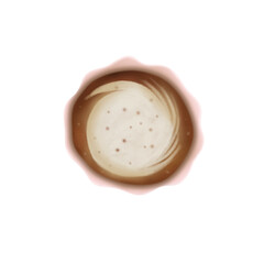 Illustration of a coffee drink 