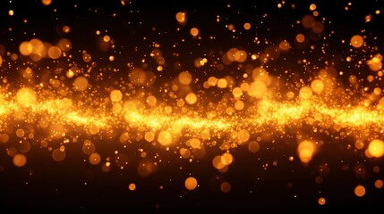 Obraz premium Flame Particles Dust, Abstract Background, Effect Background HD For Designer