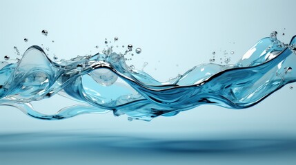 Isolated Water Waves Splash Flow Shapes, Abstract Background, Effect Background HD For Designer