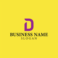 vector design elements for your company logo, letter d logo. modern logo design, business corporate template. d monogram logo.