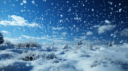 Snowfall Isolated Winter Background Snow Overlay, Abstract Background, Effect Background HD For Designer