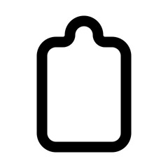 cutting board line icon 