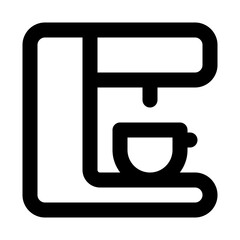 coffee maker line icon 