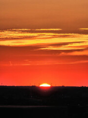 Obraz premium Hamburg Sunset