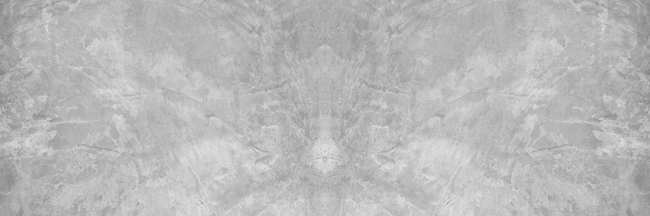 Naklejka premium Old wall panorama texture cement dirty gray with black background abstract grey and silver color design are light with white background.