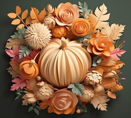 3d flower art with generative ai