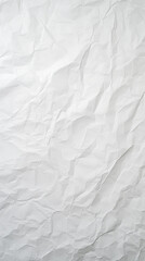 White crumpled paper texture background for web site or mobile devices