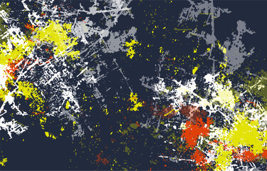 Obraz premium Abstract grunge texture splash multicolor