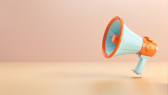 megaphone speaker, loudspeaker announce discount promotion, Sell reduced prices, Marketing time concept