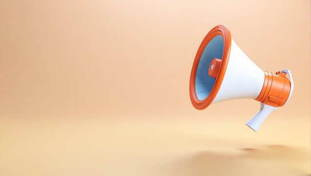 megaphone speaker, loudspeaker announce discount promotion, Sell reduced prices, Marketing time concept