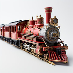 3D miniature model of a train