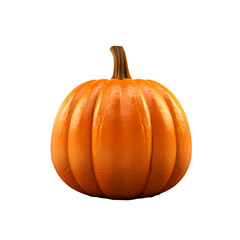 Obraz premium Halloween scary pumpkin on transparent background, halloween, holiday decoration material, vector illustration
